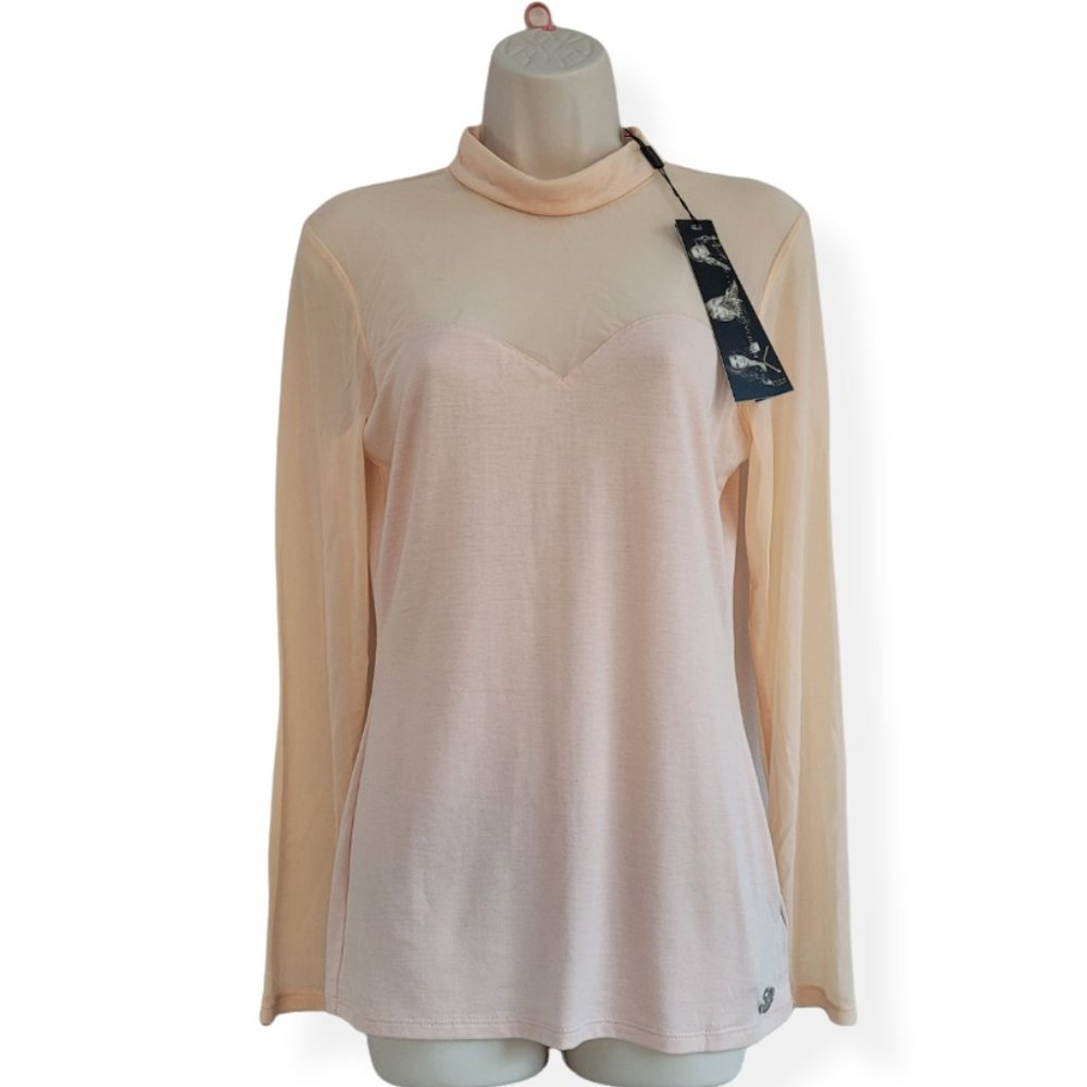 Kardashian Kollection Peach Shirt